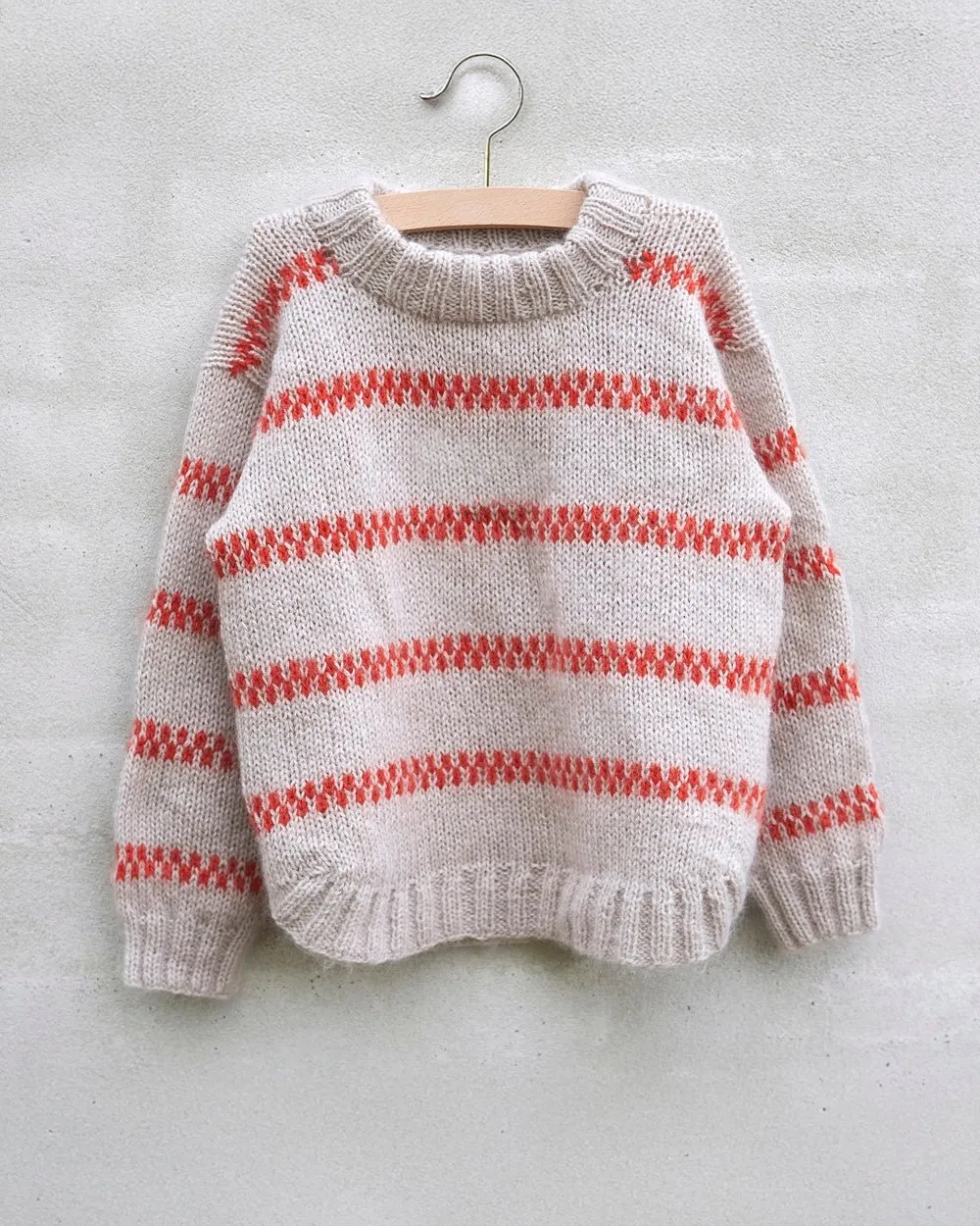 Knitting for Olive Lindgren Sweater Kids Anleitung Streifen