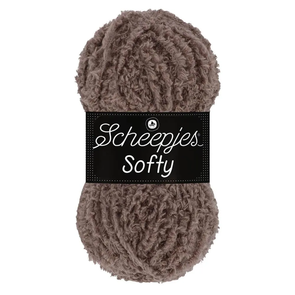 Scheepjes Softy 478 Schwarz Flauschgarn 1x50g Polyester