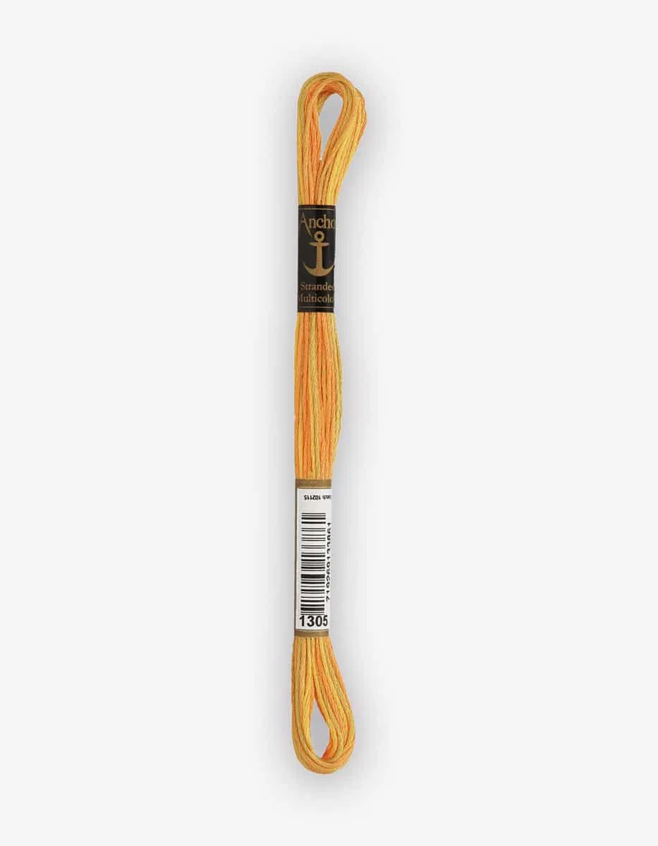 Anchor Stranded Cotton Mouline Multicolour Stickgarn 8m