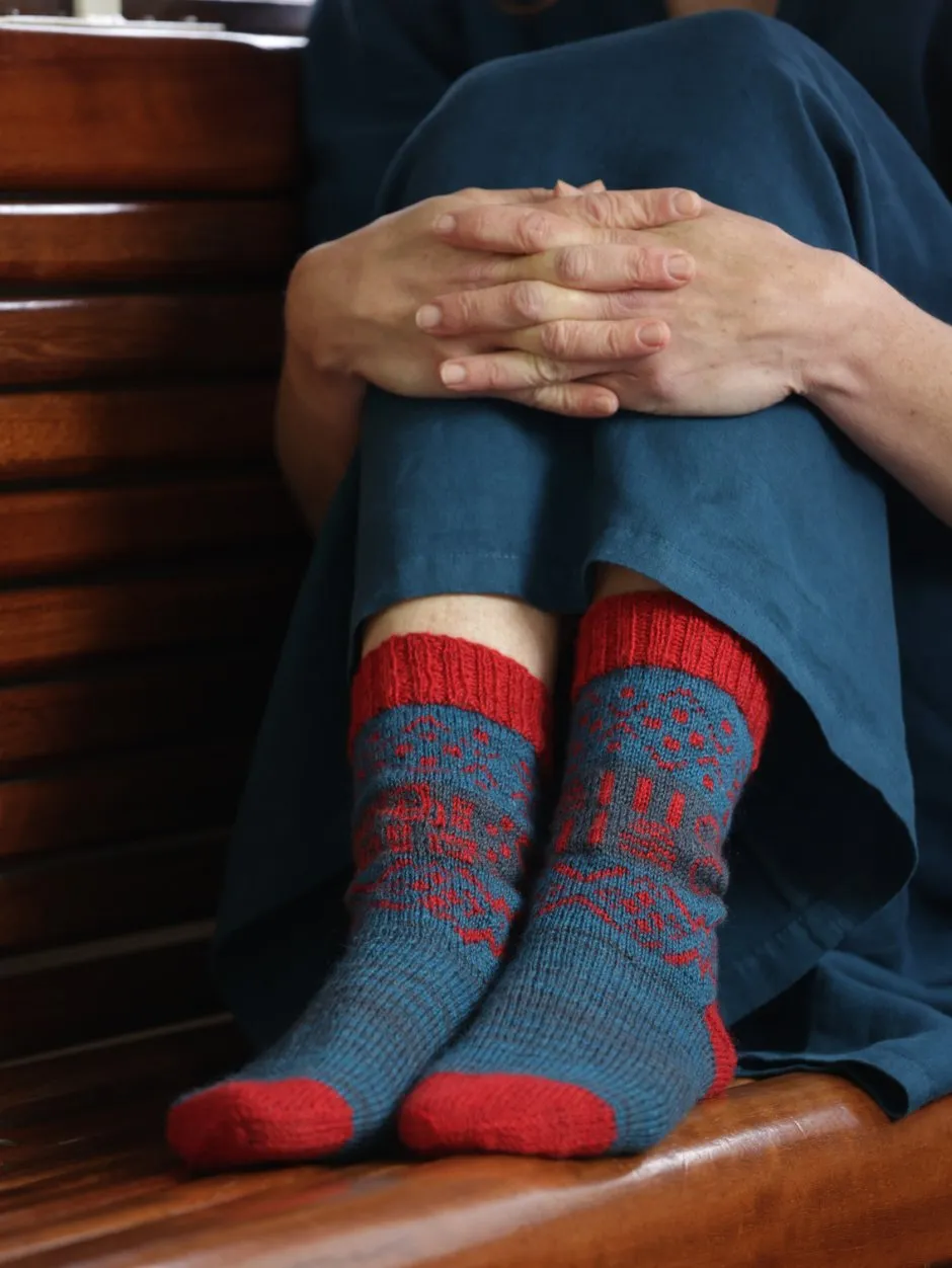 John Arbon Pic'n'Vic Socken Strickkit Exmoor Sock