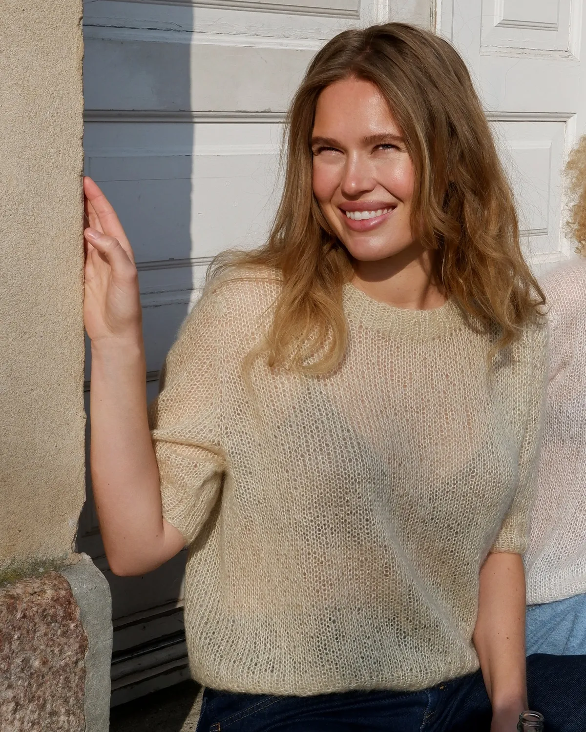 Knitting for Olive Mollie Tee Strickanleitung deutsch Top-down-Tee