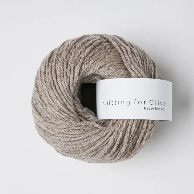 Knitting for Olive Heavy Merino Wolle Linen beige 50g