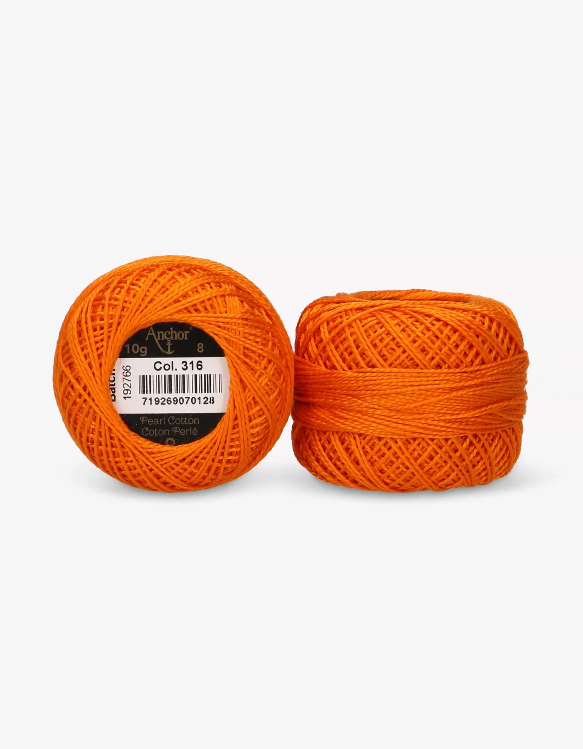 Anchor Pearl Cotton 8 Perlgarn Stärke 8 uni