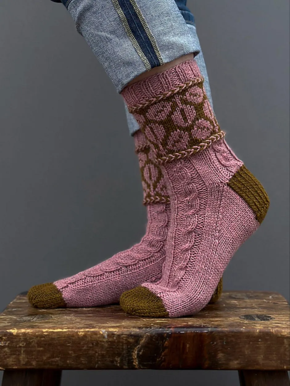John Arbon Textiles Trideco Socken Strickkit Fairy Thimble