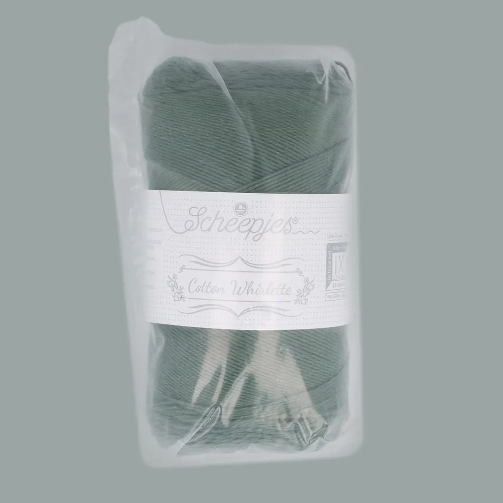 Scheepjes Cotton Whirlette 805 Salatgrün Garn 100g Baumwolle