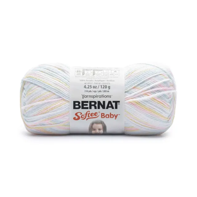 Bernat Softee Baby Variegates Babywolle zarte Ombréfarben