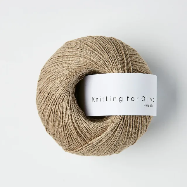 Knitting for Olive Pure Silk Seidengarn Cardamom beige