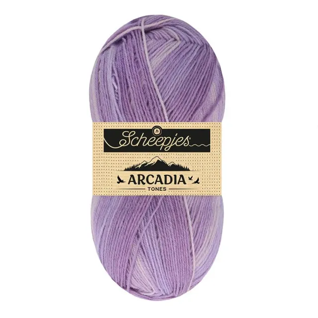 Scheepjes Arcadia Tones Sockenwolle 100g 704 Valley lila