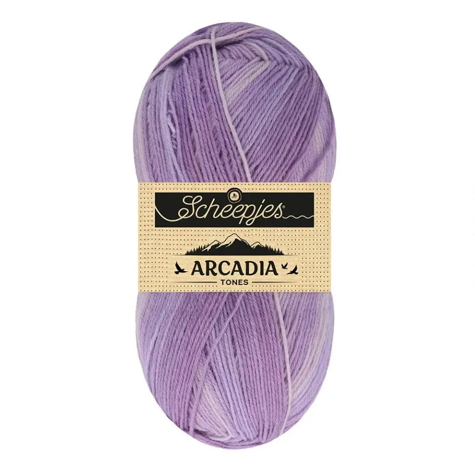 Scheepjes Arcadia Tones Sockenwolle 100g 704 Valley lila