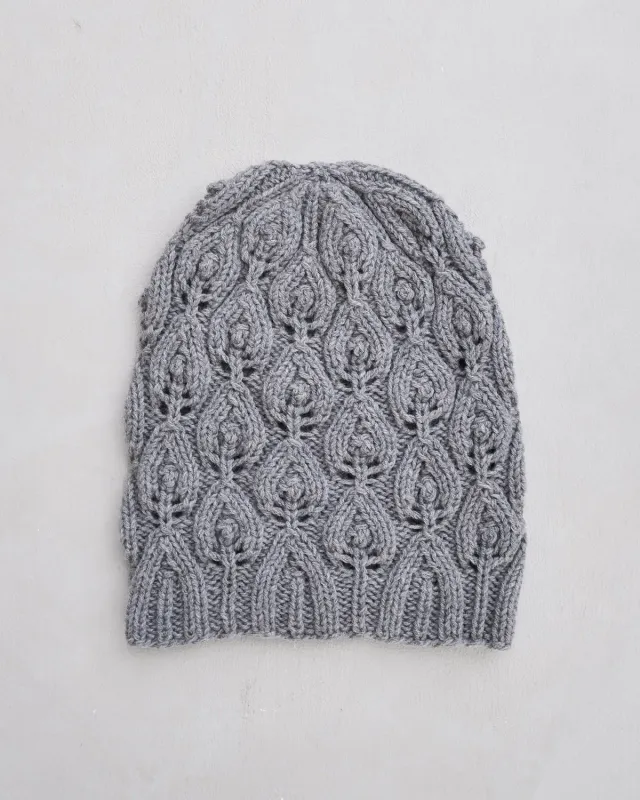 Knitting for Olive Peacock Beanie Strickanleitung Pfauenmuster