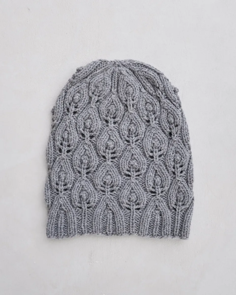 Knitting for Olive Peacock Beanie Strickanleitung Pfauenmuster
