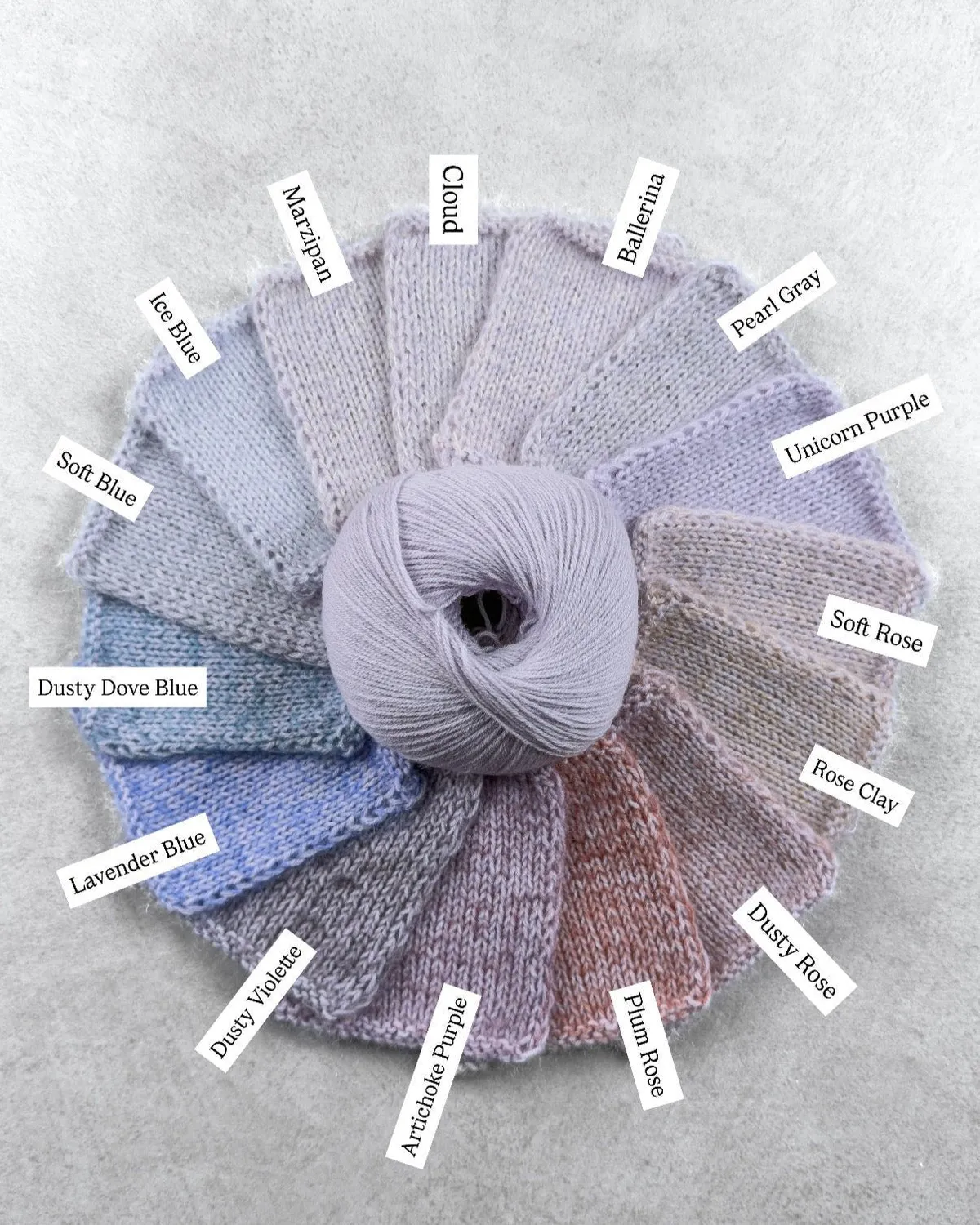 Knitting for Olive Merino Wolle Unicorn Purple pastell 250m