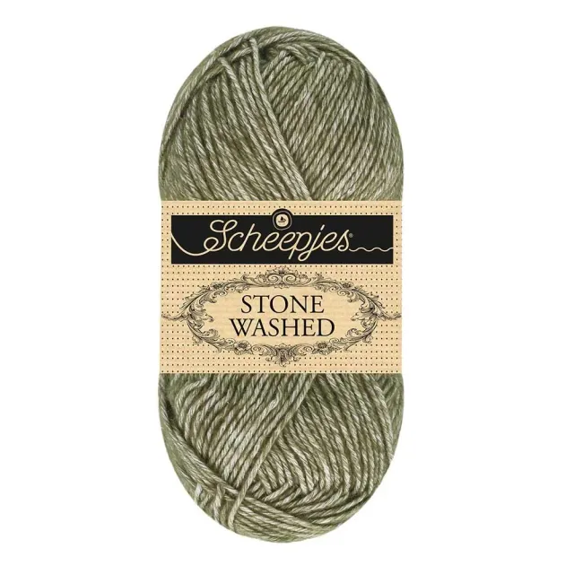 Scheepjes Stone Washed Wolle 50g 851 Chloritgrün