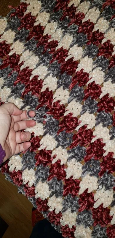 Bernat Velvet Samtgarn Weiß Chenille weich