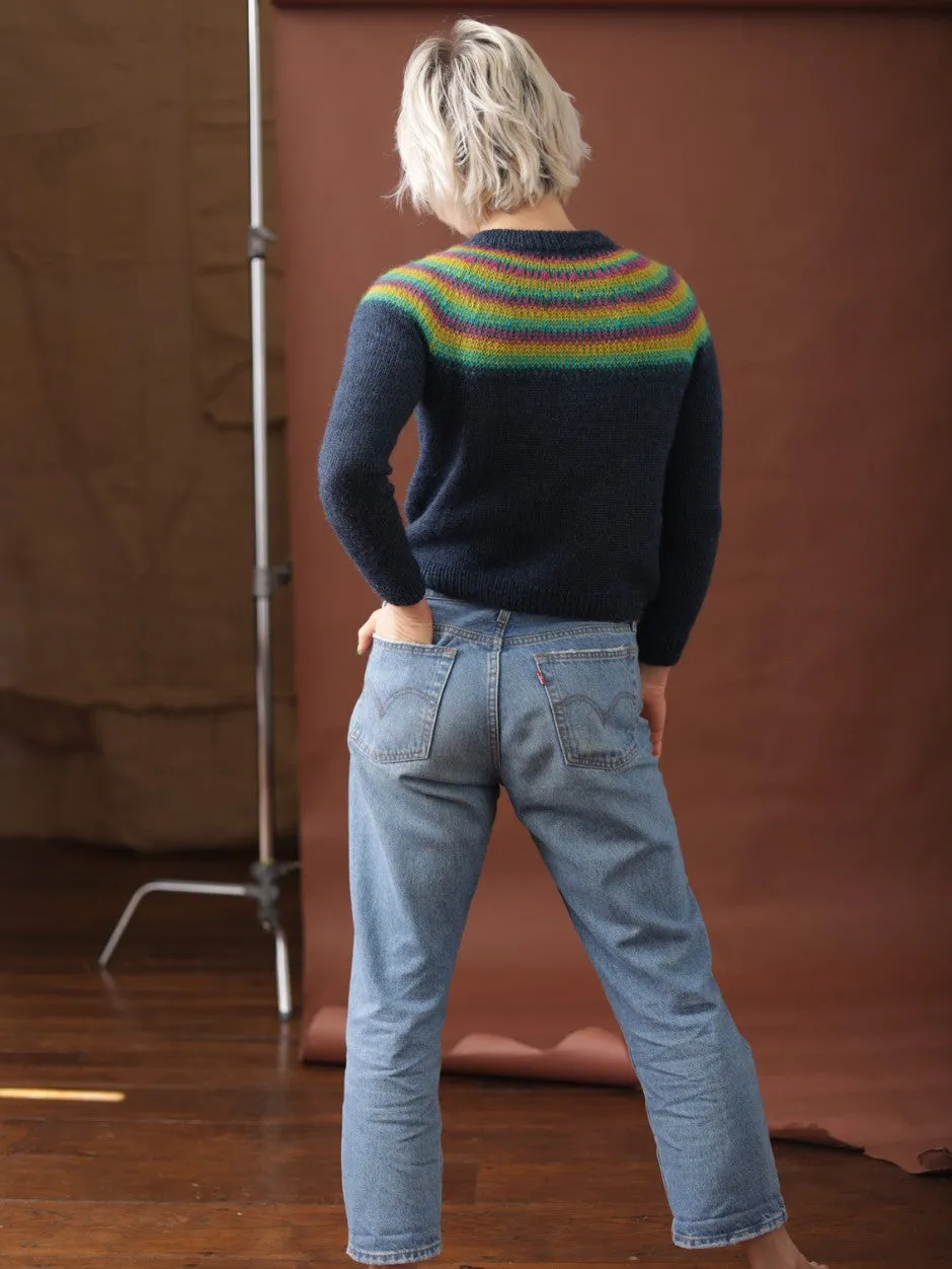 John Arbon Yarnadelic Kintra Pullover Strickset Sunset