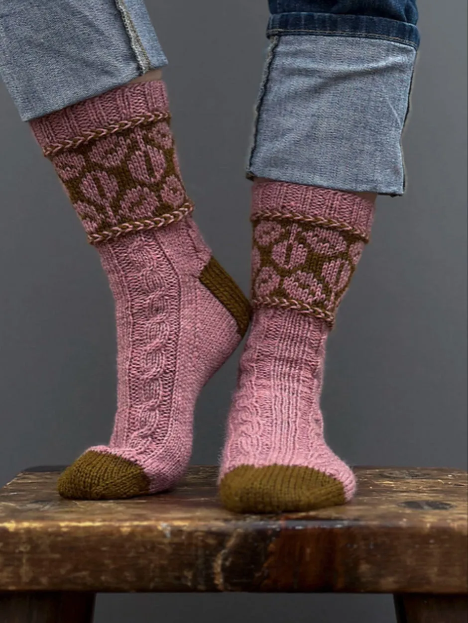 John Arbon Textiles Trideco Socken Strickkit Fairy Thimble