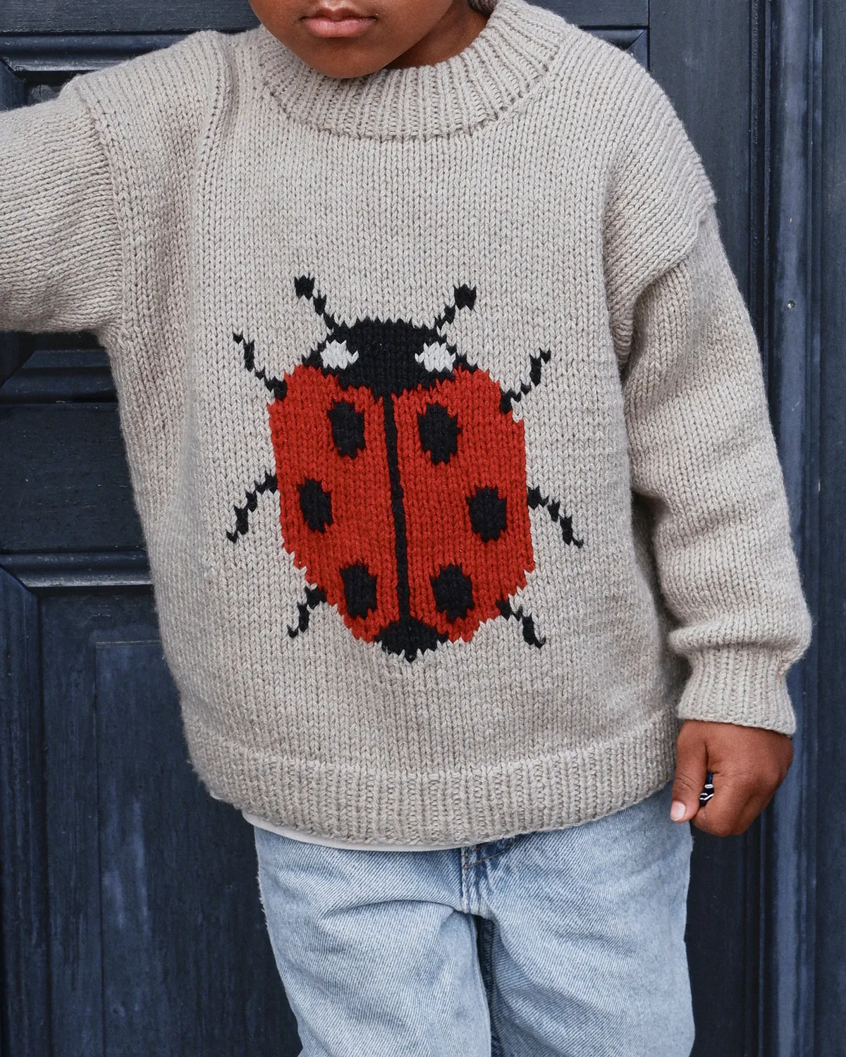 Knitting for Olive Ladybug Sweater Strickanleitung Kinder Deutsch