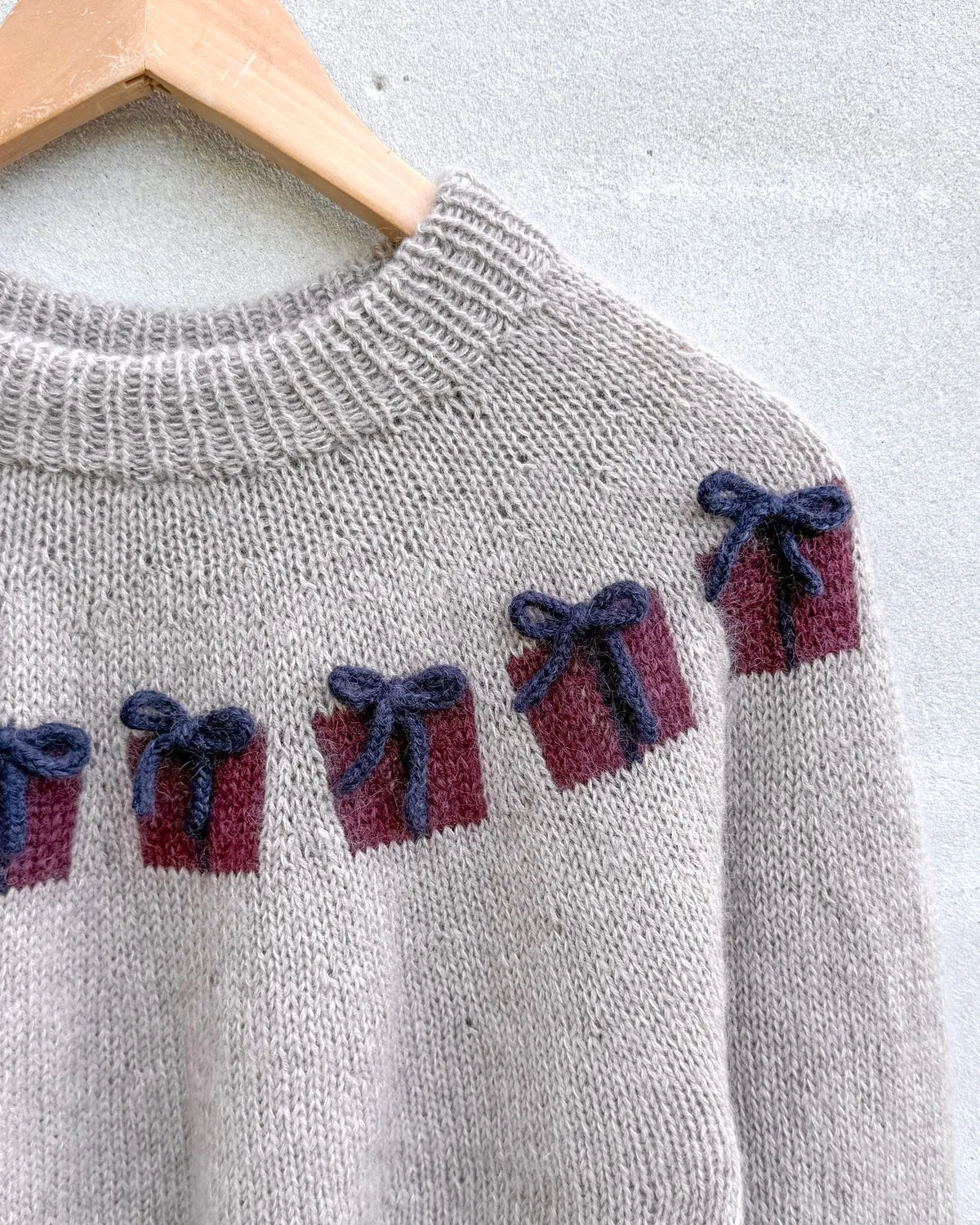 Knitting for Olive Christmas Morning Sweater Anleitung Deutsch