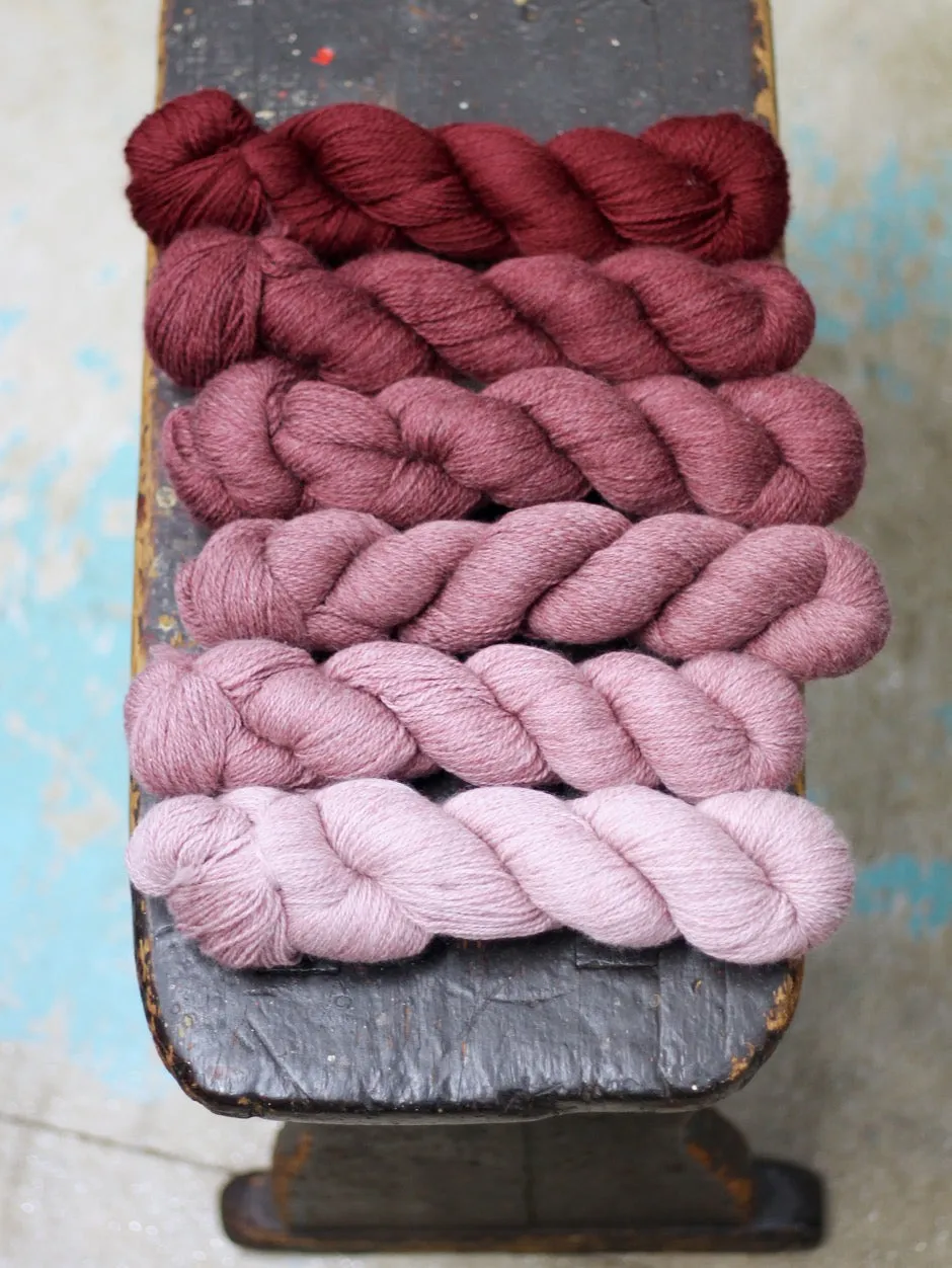John Arbon Knit by Numbers Gradient Set 150g Mini Gelb 4ply