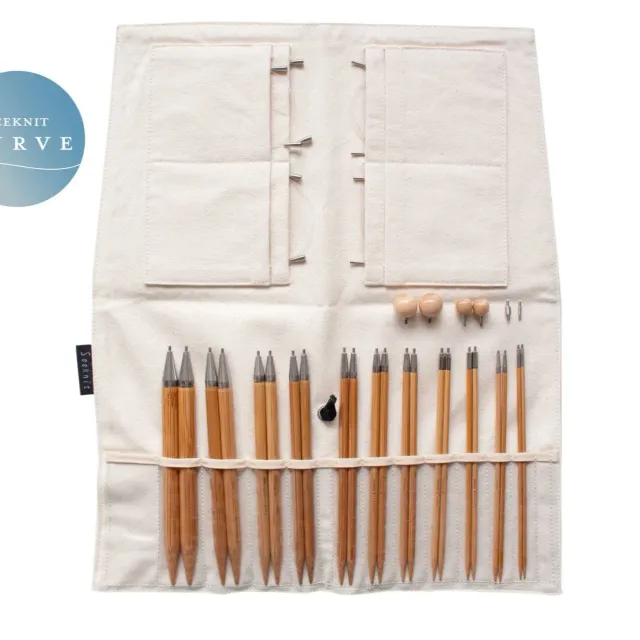 Seeknit Curve Koshitsu Rundstricknadel-Set All Time Luxury 15 cm