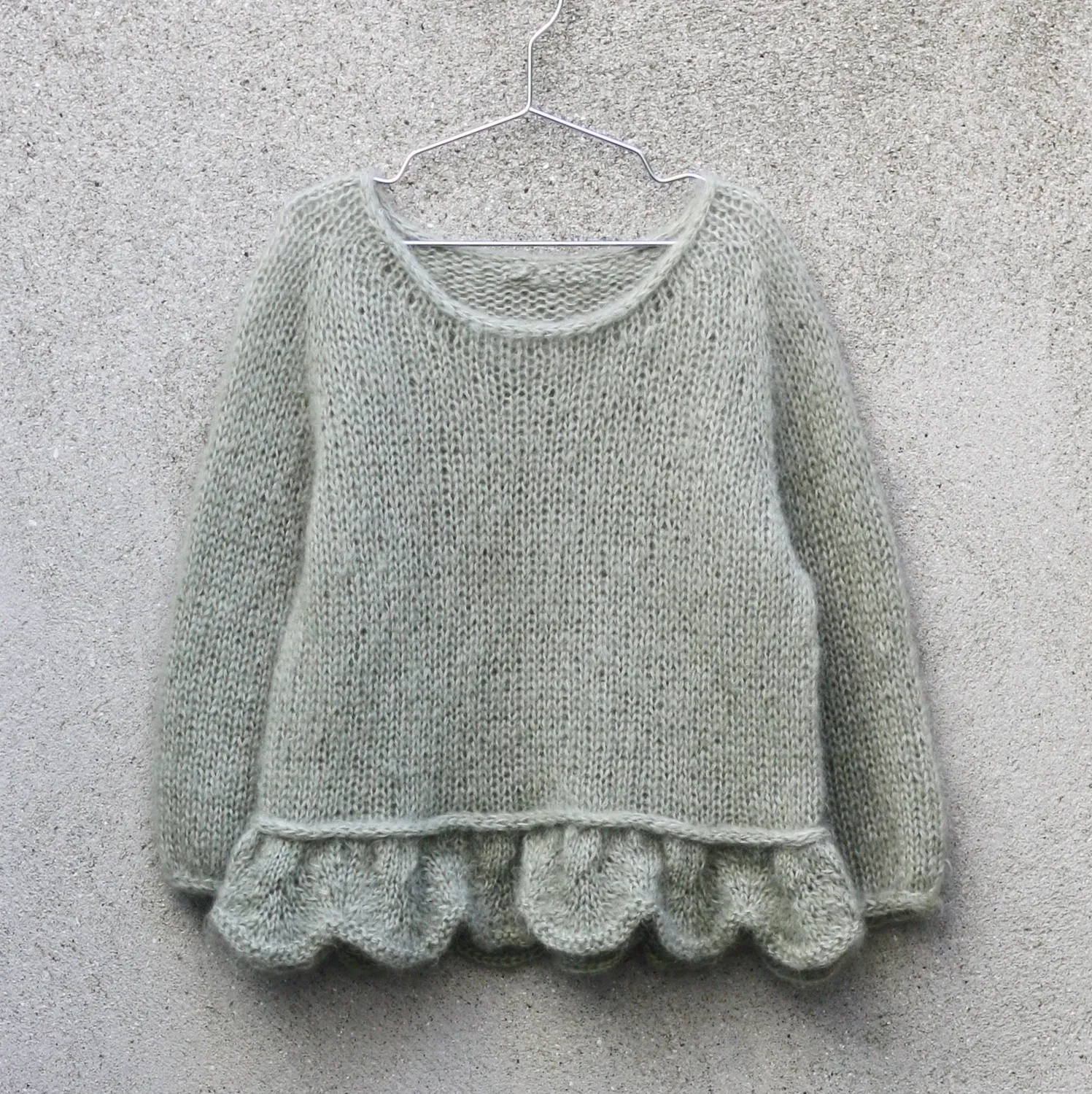 Knitting for Olive Poppy Sweater Strickanleitung Kinder Rüsche