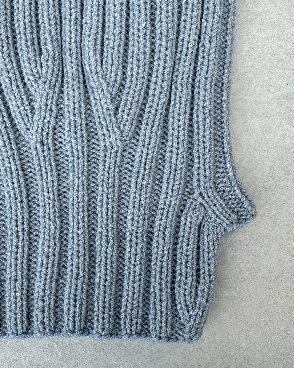 Knitting for Olive Ribbed Balaclava Anleitung Deutsch Sturmhaube