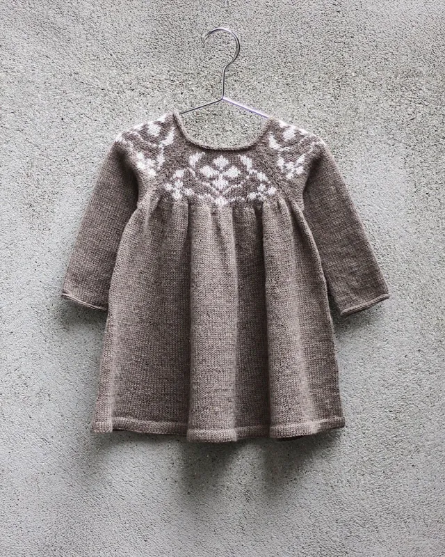 Knitting for Olive Cornelia Dress Strickanleitung deutsch Kleid