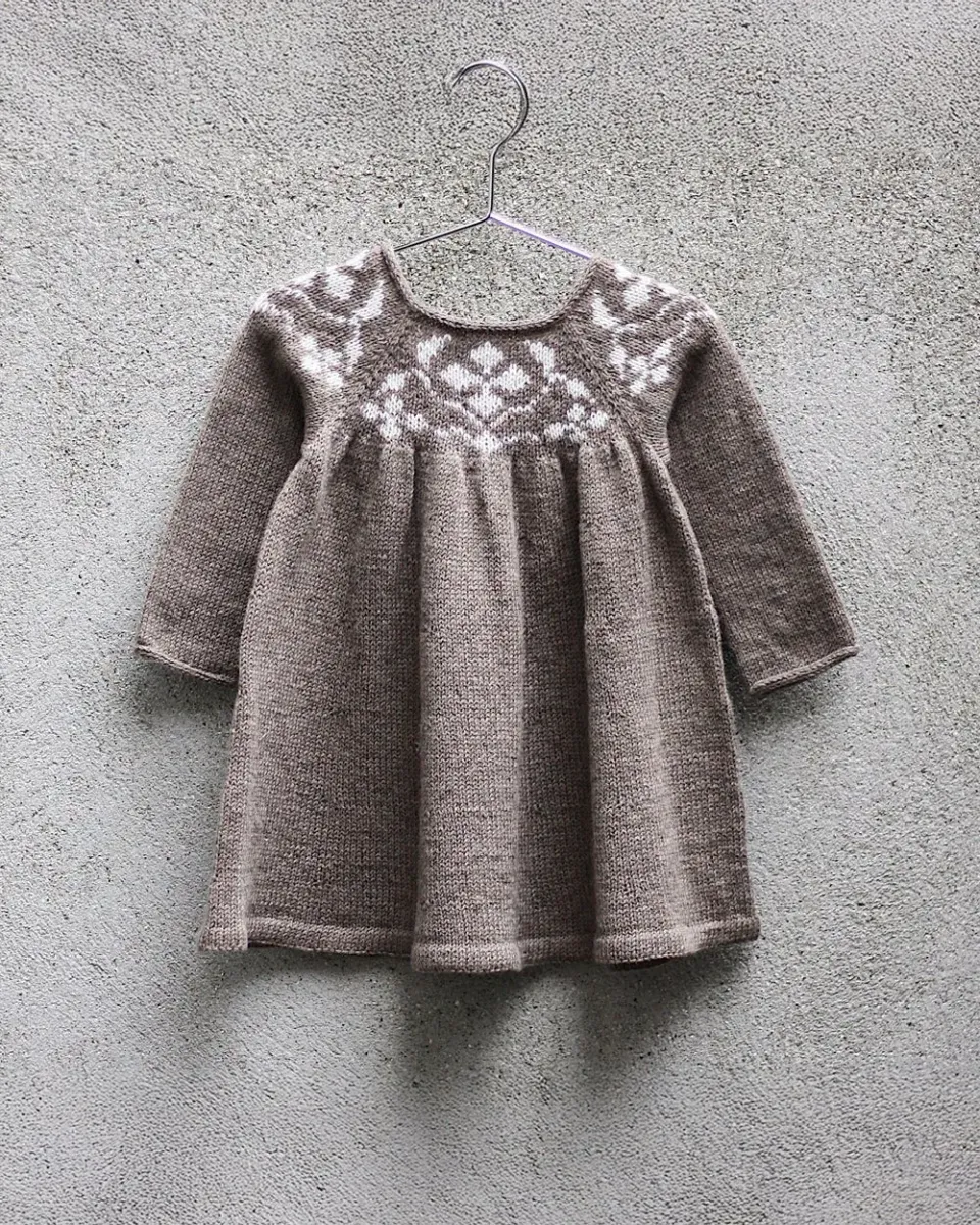 Knitting for Olive Cornelia Dress Strickanleitung deutsch Kleid