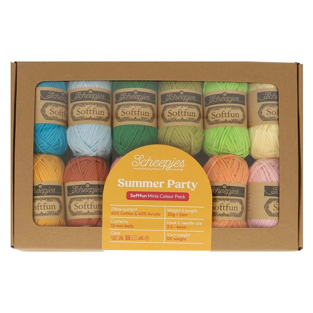 Scheepjes Softfun Colour Pack 12x20g Autumn Walk