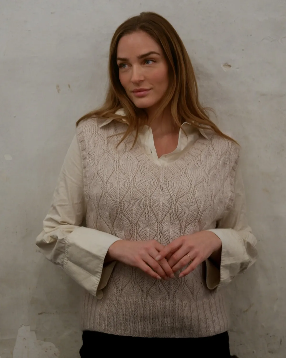 Knitting for Olive Olive Slipover Strickanleitung deutsch Lace