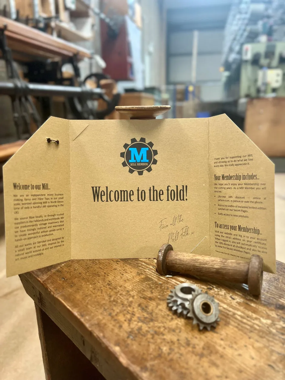 John Arbon Mill Membership Mitgliedschaft für mich
