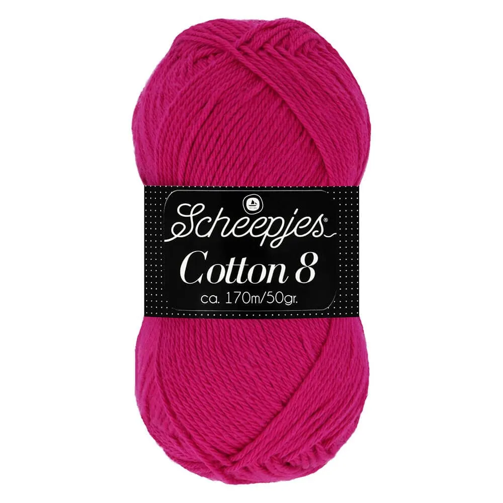 Scheepjes Cotton 8 719 Häkelgarn 50g weiß Baumwolle