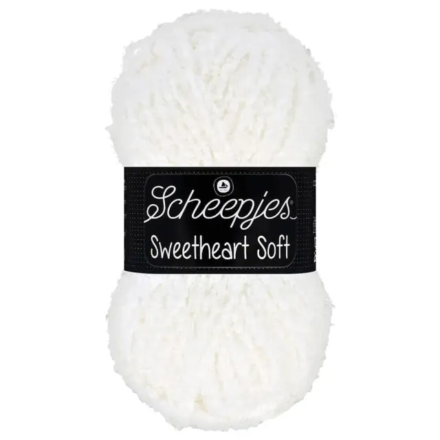 Scheepjes Sweetheart Soft 001 Kuschelgarn 100g Chenille