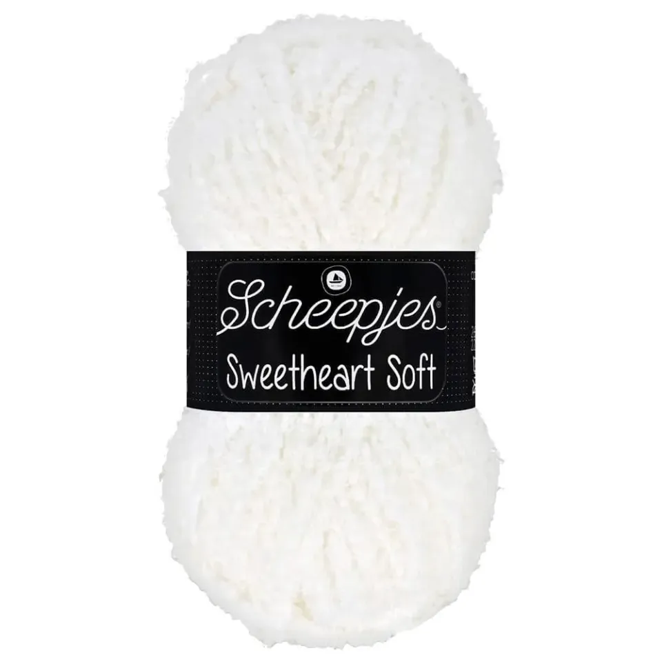 Scheepjes Sweetheart Soft 001 Kuschelgarn 100g Chenille