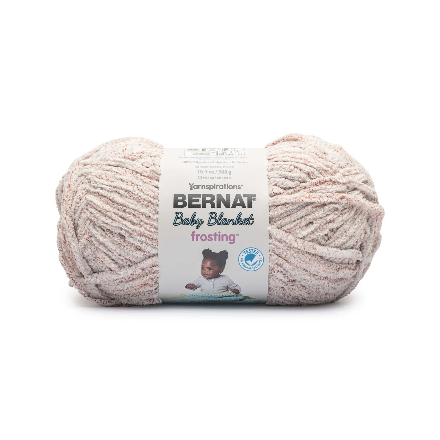 Bernat Baby Blanket Frosting Chenillewolle 300g Seaside samtweich