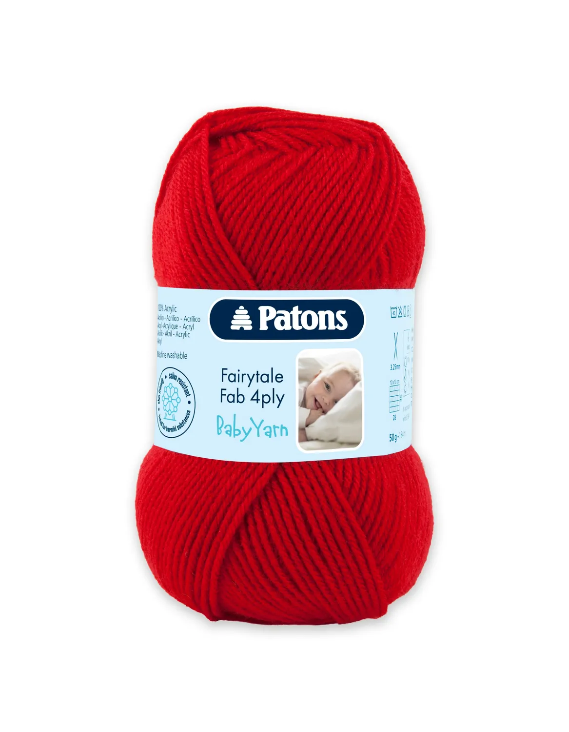Patons Fairytale Fab 4 Ply Babygarn 50g weich
