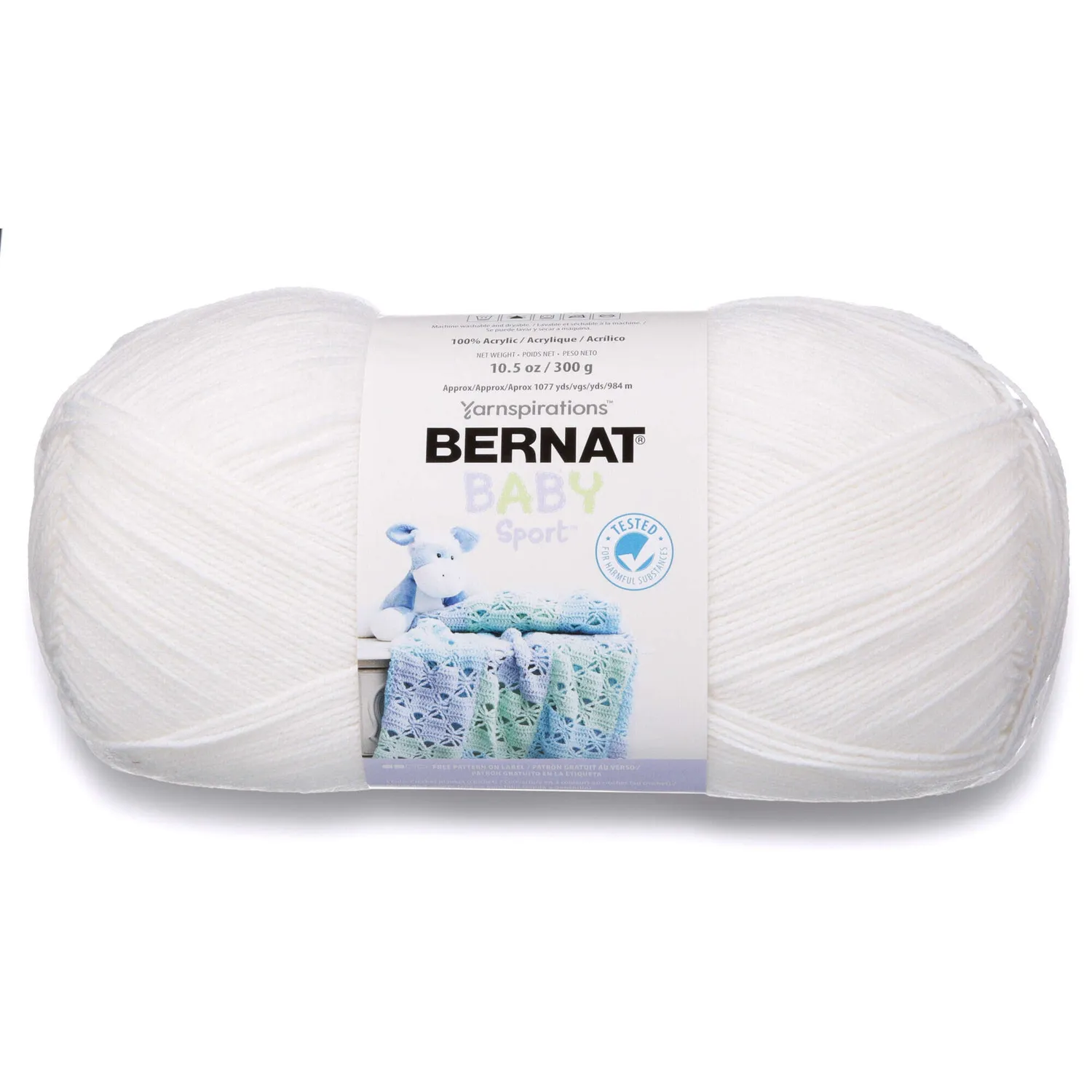 Bernat Baby Sport Acrylwolle 300g pastell