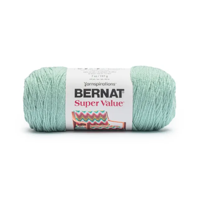 Bernat Super Value Strickgarn Worsted uni