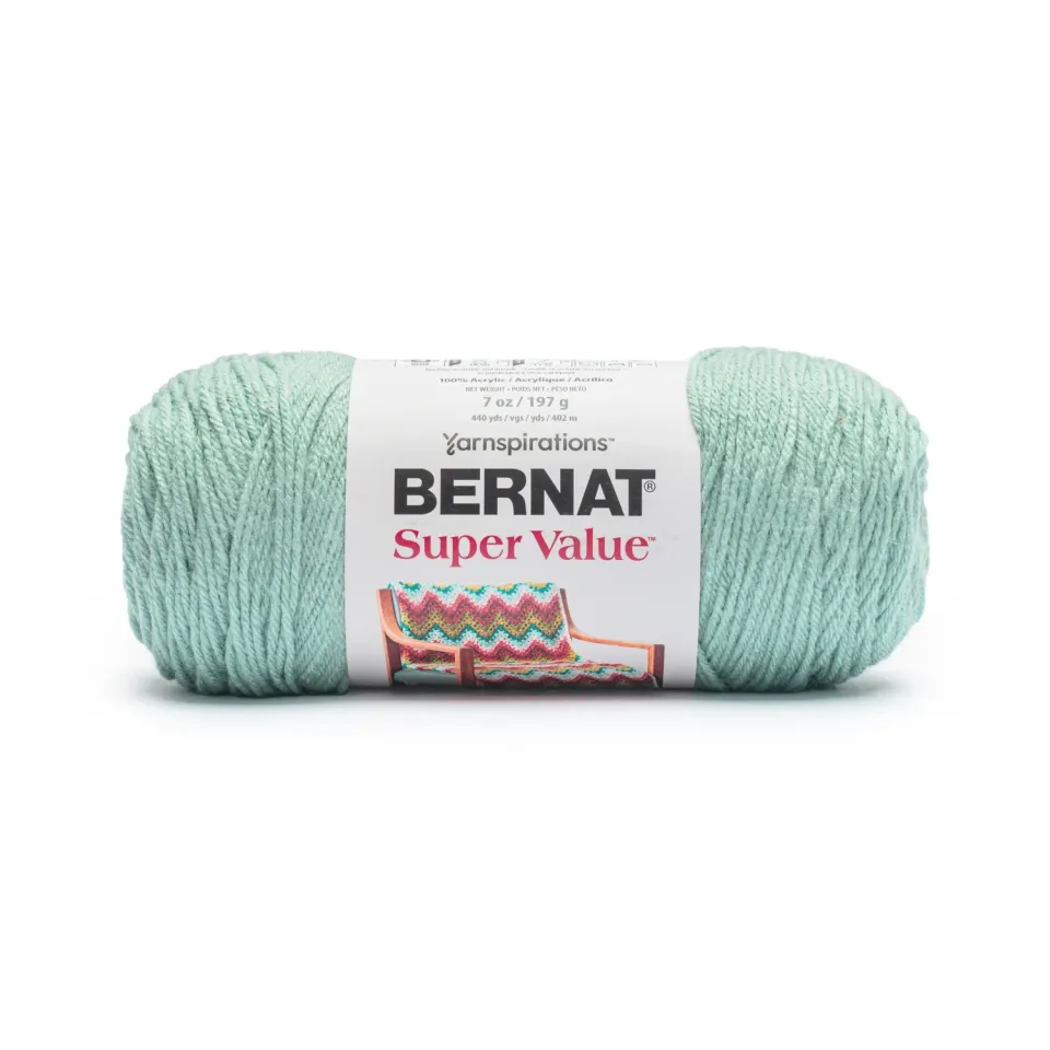 Bernat Super Value Strickgarn Worsted uni