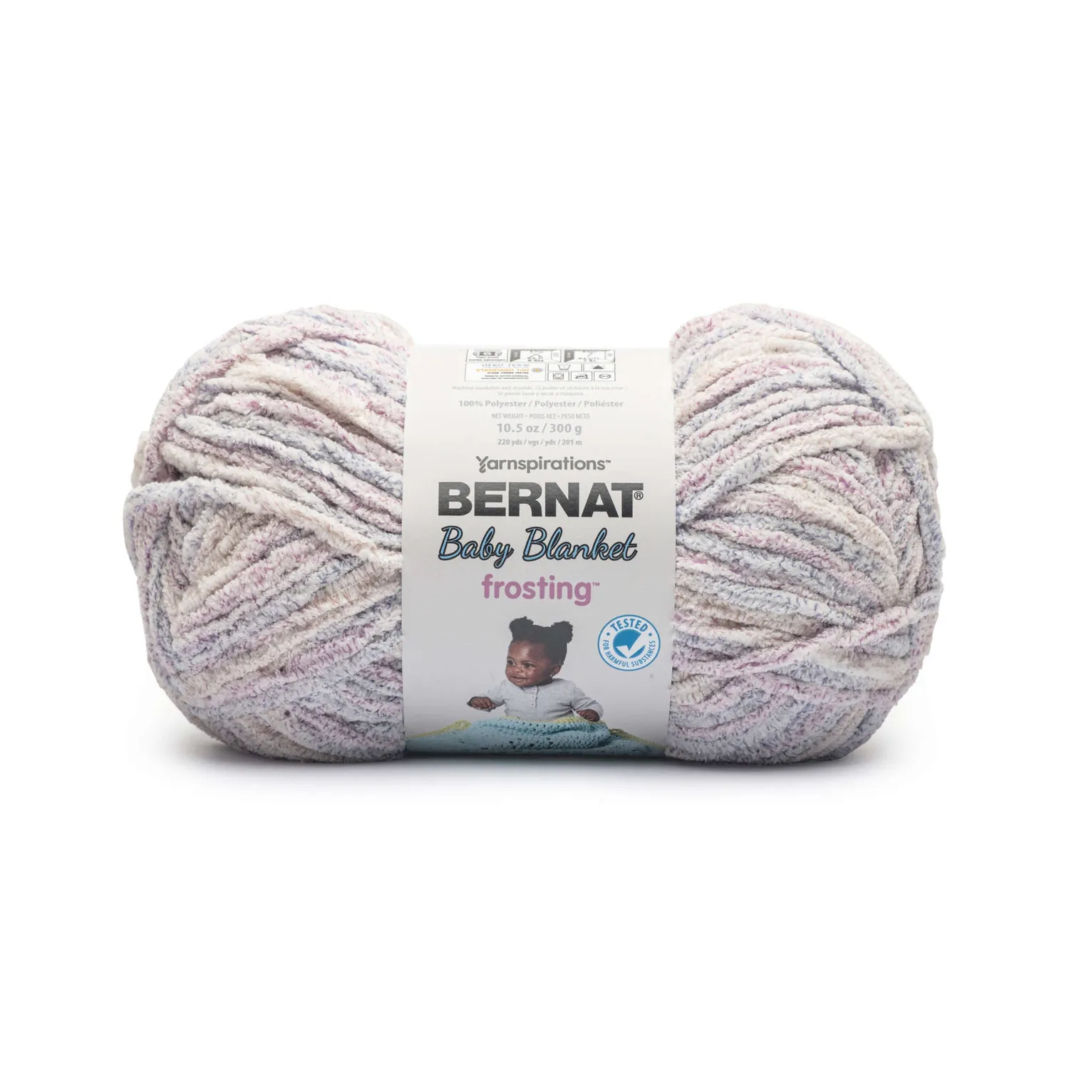 Bernat Baby Blanket Frosting Chenillewolle 300g Seaside samtweich