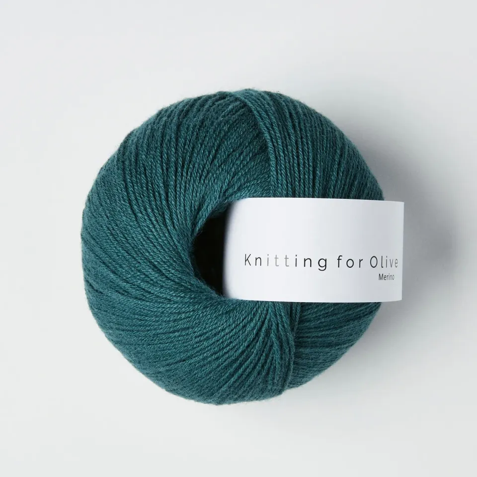 Knitting for Olive Merino Wolle Petroleum Green