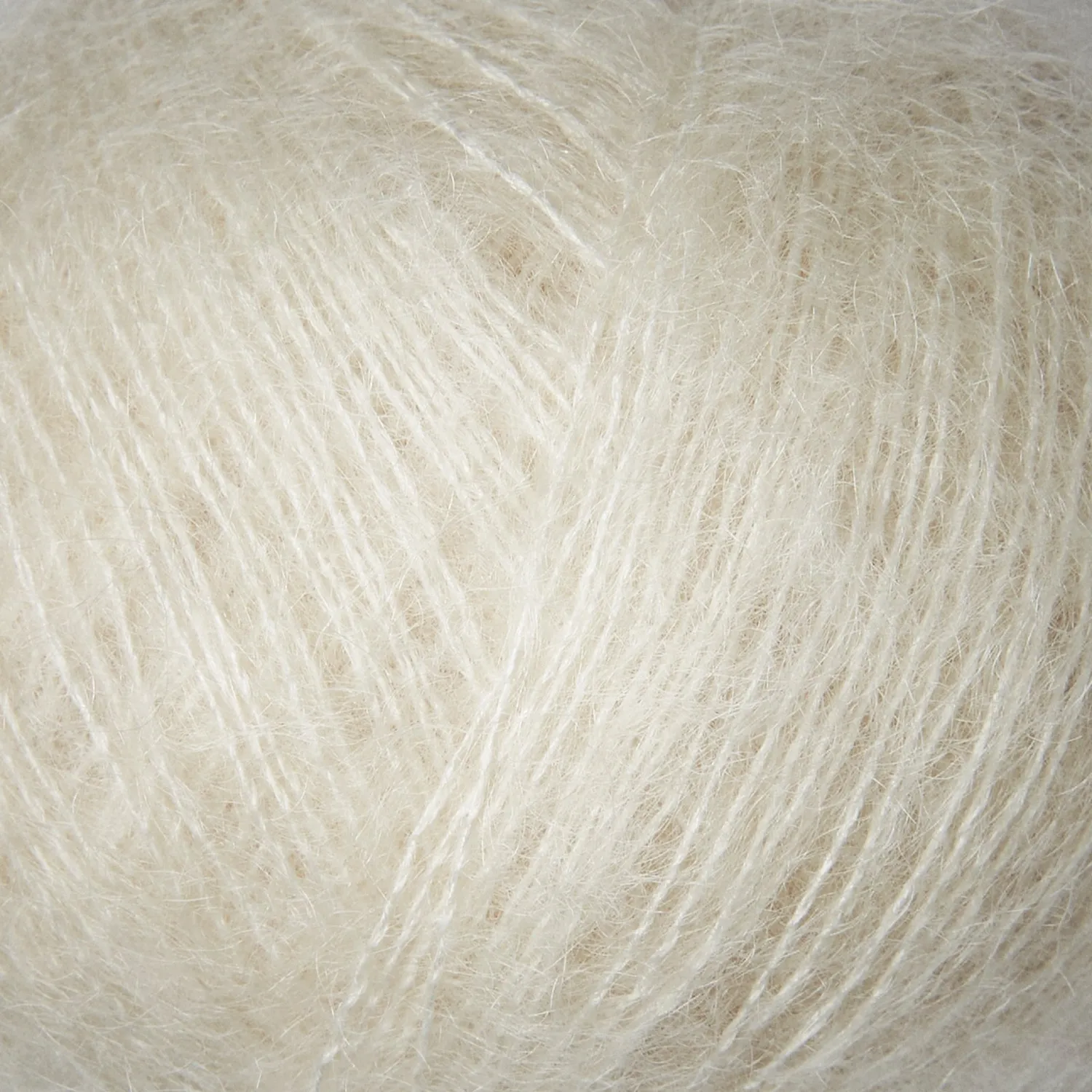 Knitting for Olive Soft Silk Mohair Mohairwolle Cream 25g neutral