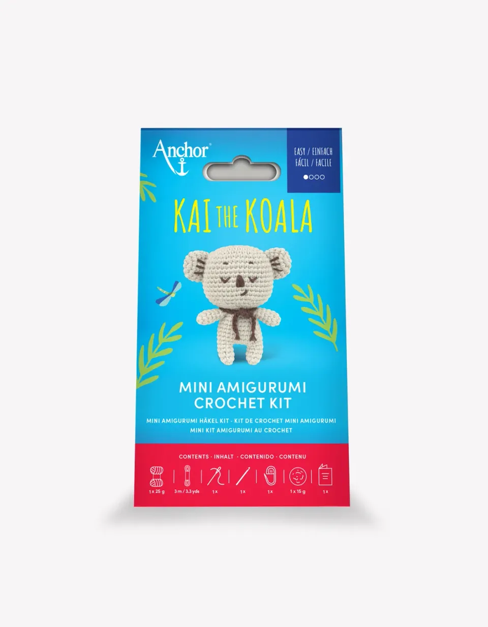 Anchor Kai the Koala Amigurumi Häkelset Baumwolle