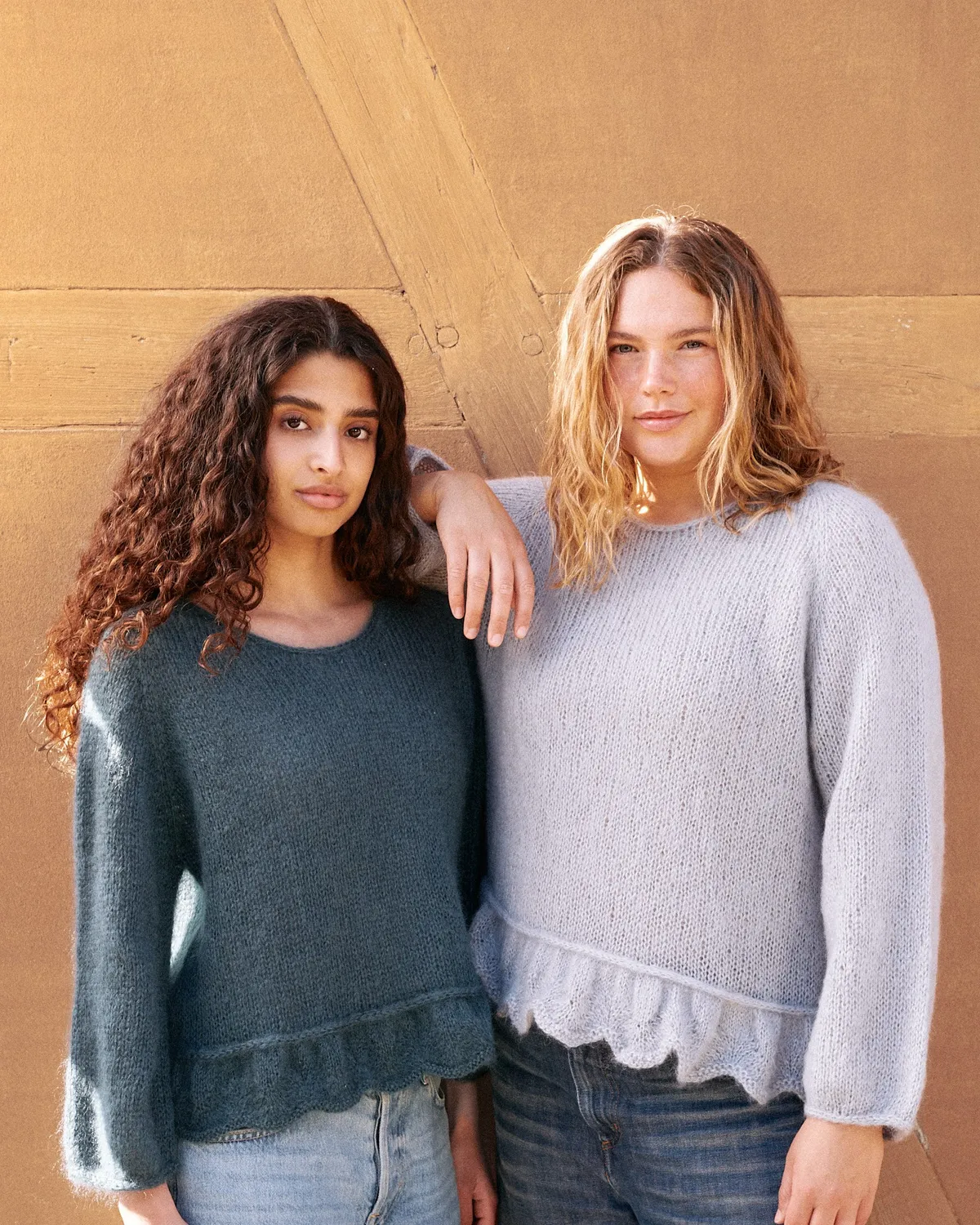 Knitting for Olive Poppy Sweater Strickanleitung Damen Rüsche