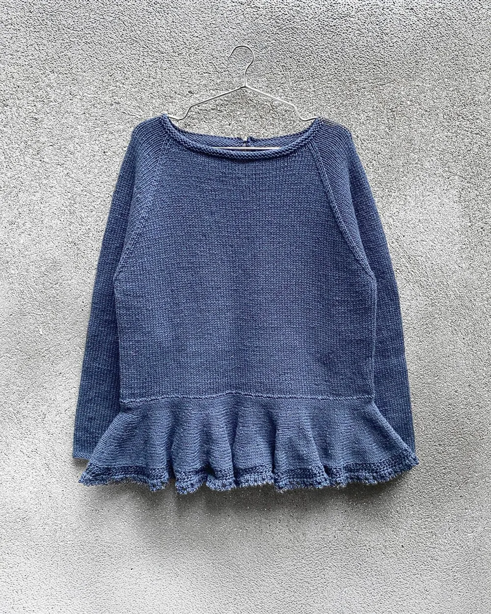 Knitting for Olive Agnes Blouse Anleitung Kinder Rüsche