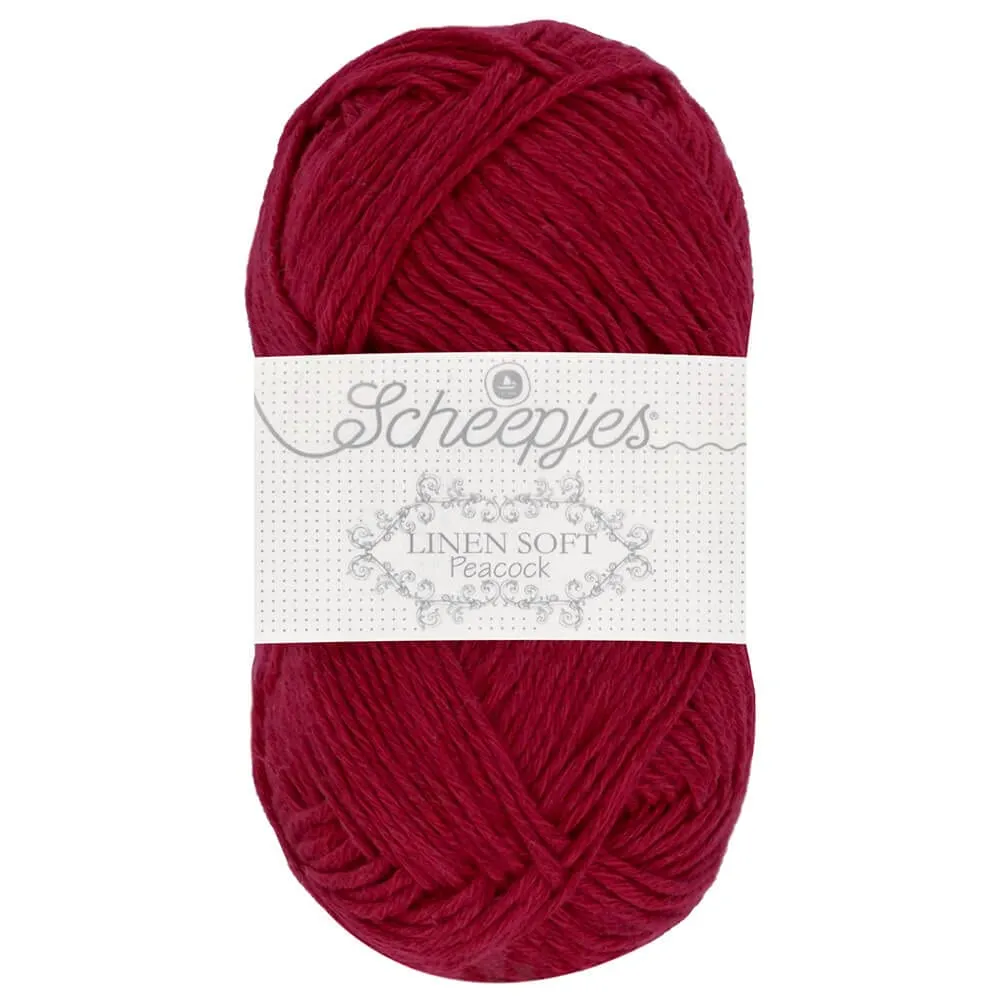 Scheepjes Linen Soft 619 Häkelgarn 50g grau matt