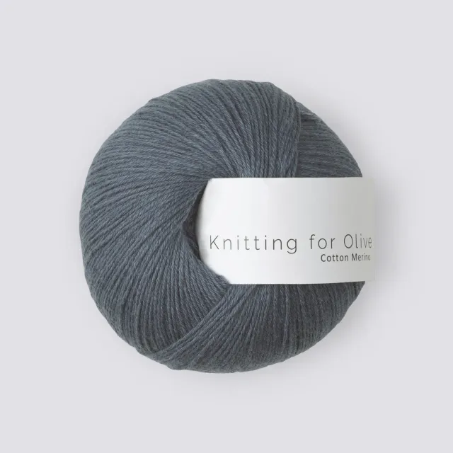 Knitting for Olive Cotton Merino Wolle Dusty Blue Whale