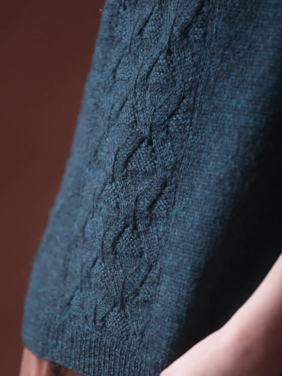 John Arbon Emsworth Slipover-Strickset Indigo Dust Gr.1 leicht