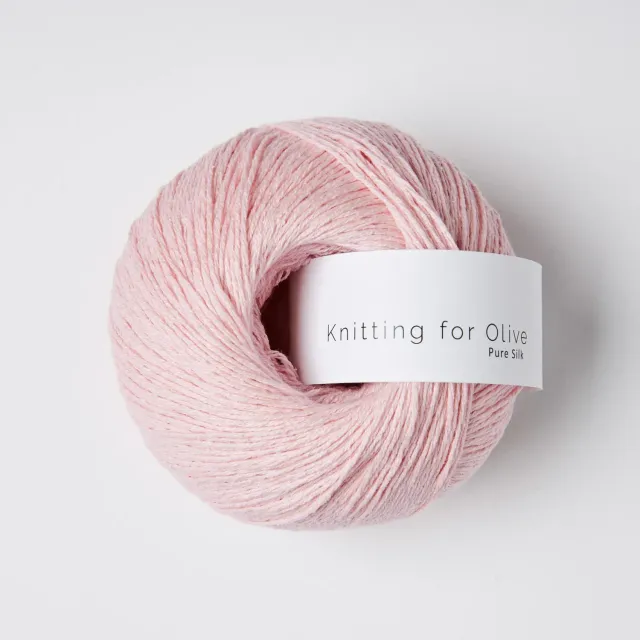 Knitting for Olive Pure Silk Garn Cherry Blossom rosa