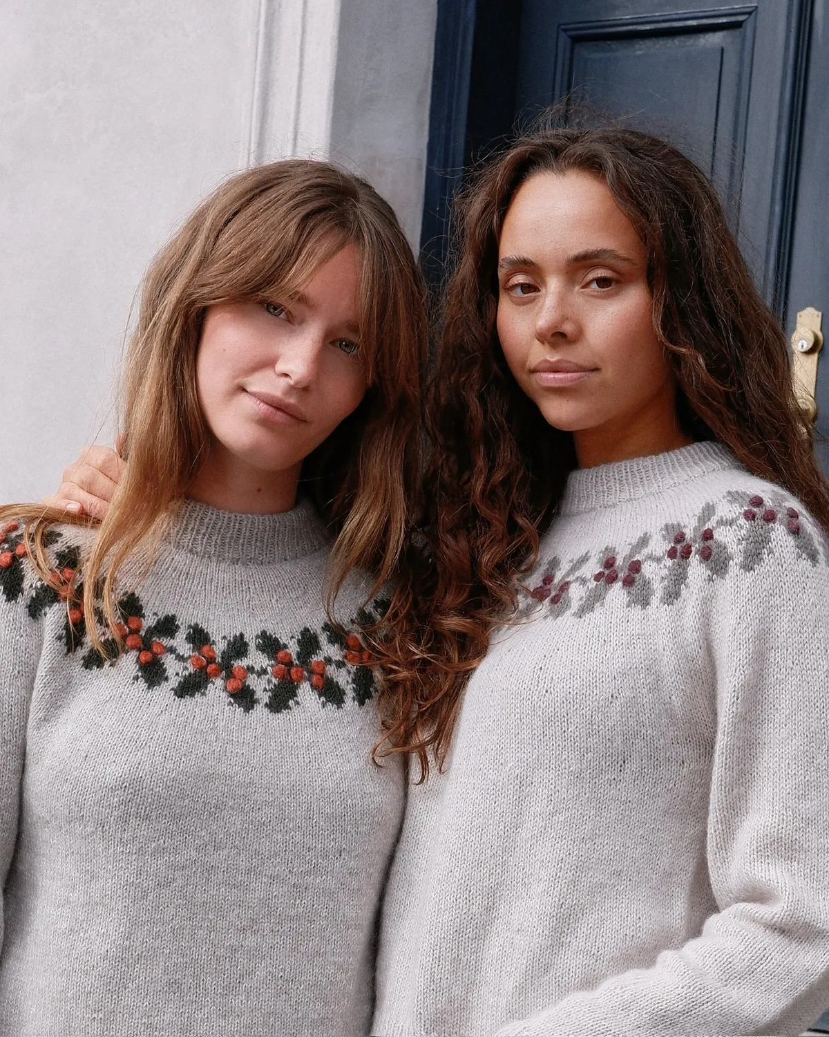 Knitting for Olive Holly Sweater Strickanleitung Weihnachtspullover